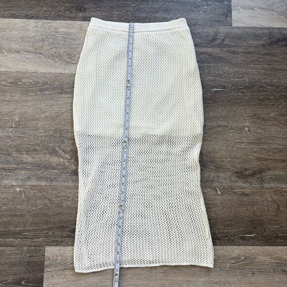 Sabo skirt Knit Mesh Crop Top & Midi Skirt Set | Beachy Chic Size Small NEW - Picture 10 of 15